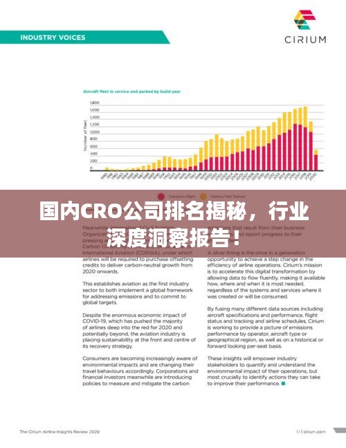 国内CRO公司排名揭秘，行业深度洞察报告！