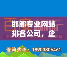邯郸专业网站排名公司，企业网络营销的强力助推器