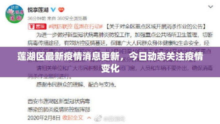 莲湖区最新疫情消息更新，今日动态关注疫情变化