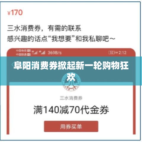 阜阳消费券掀起新一轮购物狂欢