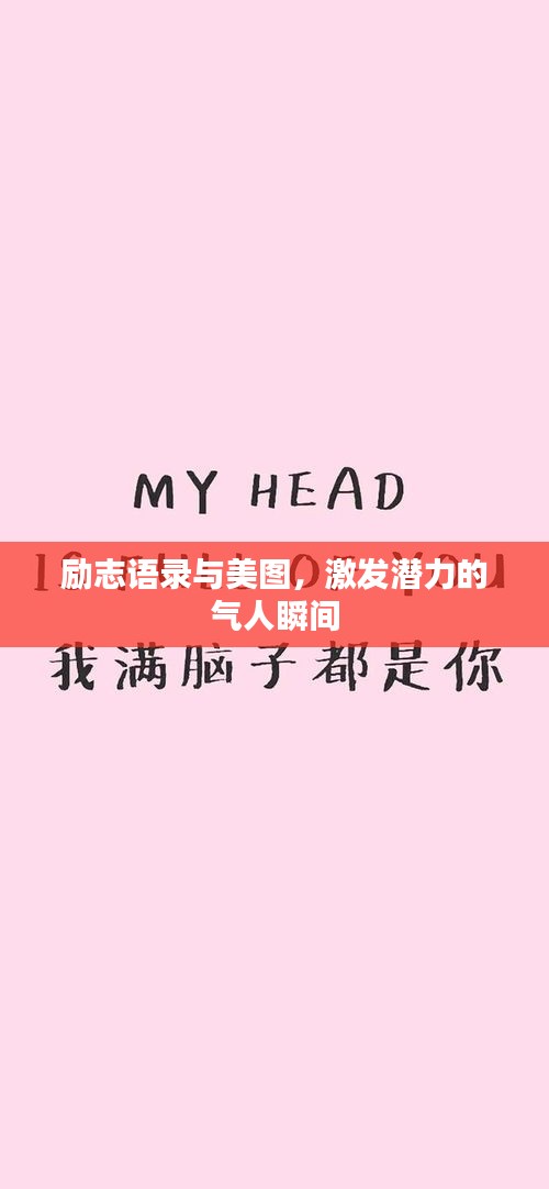 励志语录与美图，激发潜力的气人瞬间