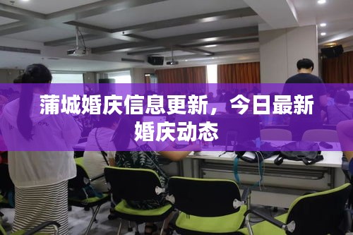 蒲城婚庆信息更新，今日最新婚庆动态