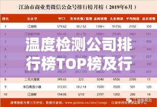 温度检测公司排行榜TOP榜及行业影响力解析