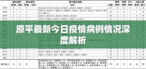 原平最新今日疫情病例情况深度解析