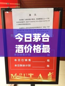 今日茅台酒价格最新动态通知