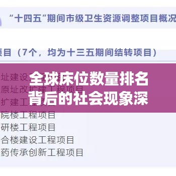 全球床位数量排名背后的社会现象深度解析