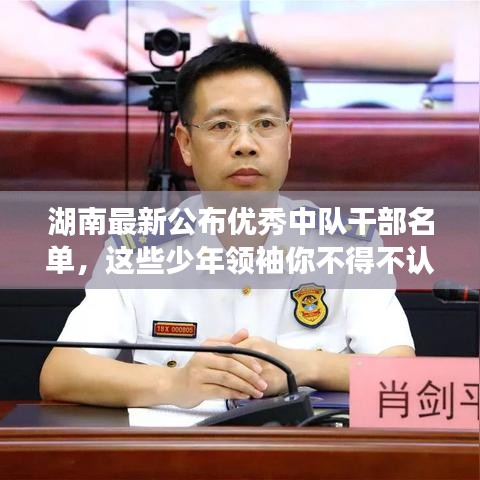 湖南最新公布优秀中队干部名单，这些少年领袖你不得不认识！