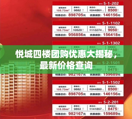 悦城四楼团购优惠大揭秘，最新价格查询