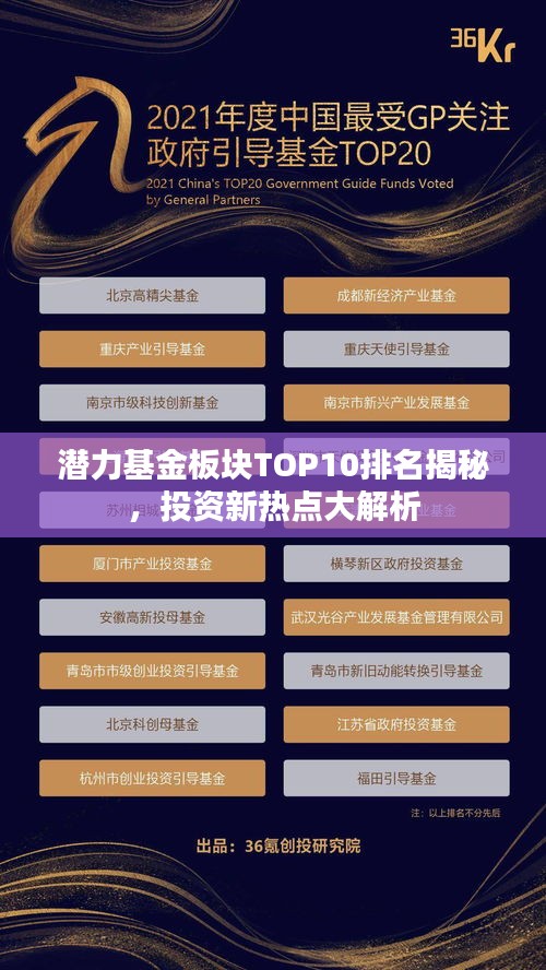 潜力基金板块TOP10排名揭秘，投资新热点大解析
