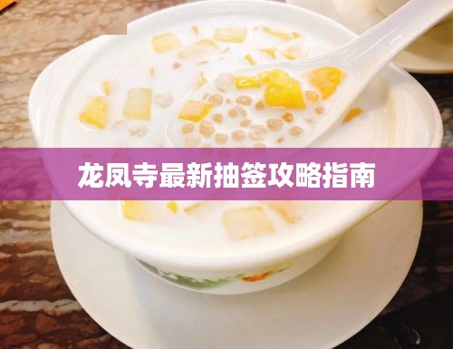 龙凤寺最新抽签攻略指南