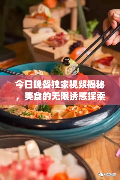 今日晚餐独家视频揭秘，美食的无限诱惑探索