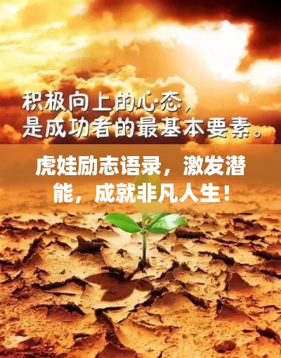 虎娃励志语录，激发潜能，成就非凡人生！