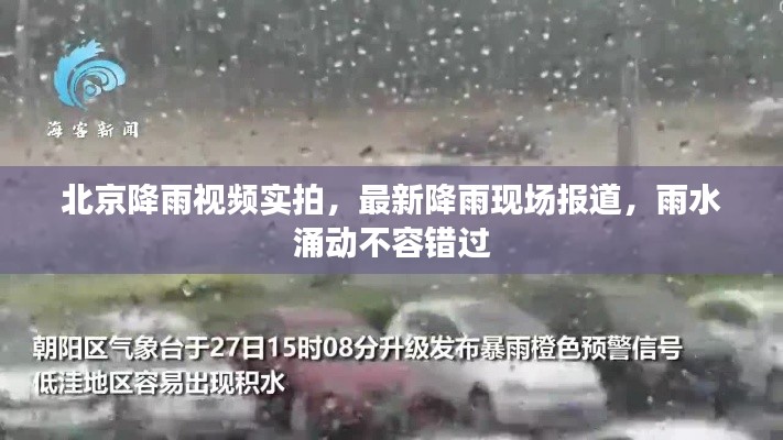 北京降雨视频实拍，最新降雨现场报道，雨水涌动不容错过