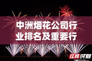 中洲烟花公司行业排名及重要行业地位分析