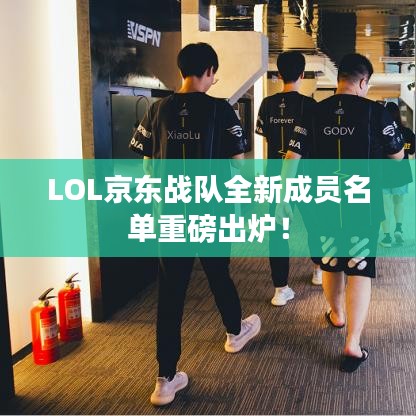 LOL京东战队全新成员名单重磅出炉！