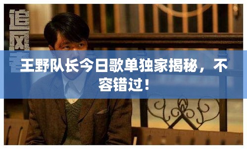 王野队长今日歌单独家揭秘，不容错过！