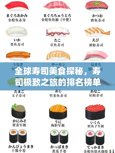 全球寿司美食探秘，寿司极致之旅的排名榜单！